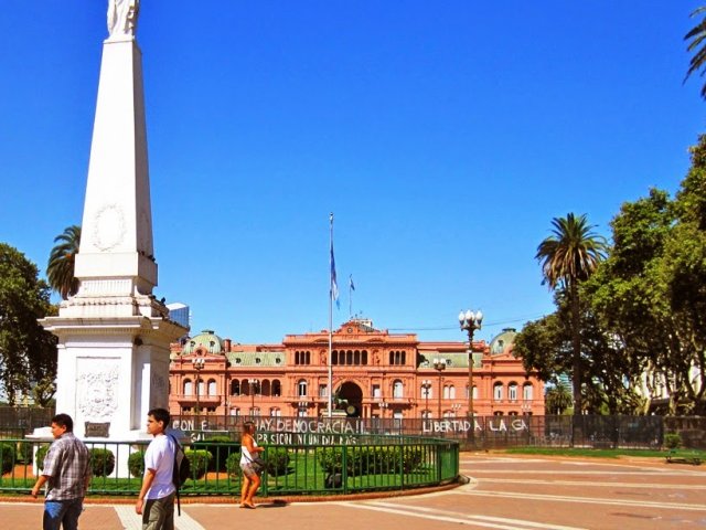 Plaza de Mayo em Buenos Aires