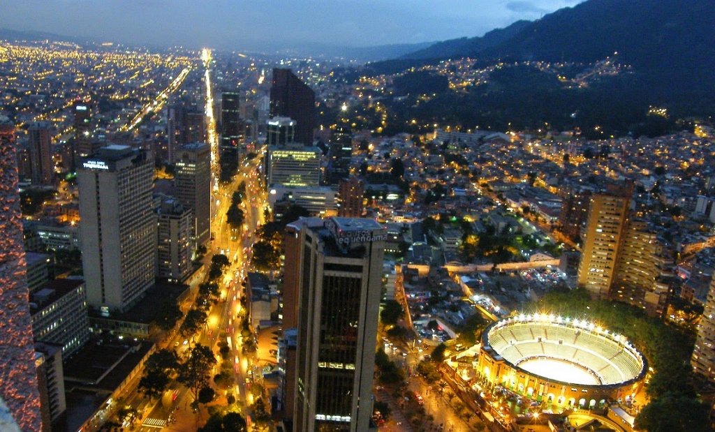 Pontos turísticos em Bogotá na Colômbia