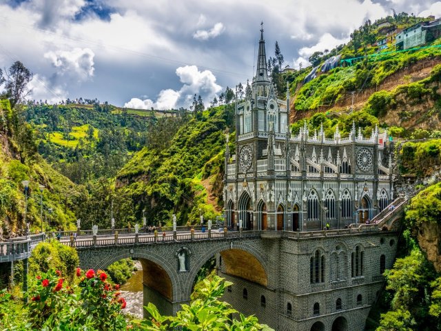 Santuário de Las Lajas na Colômbia