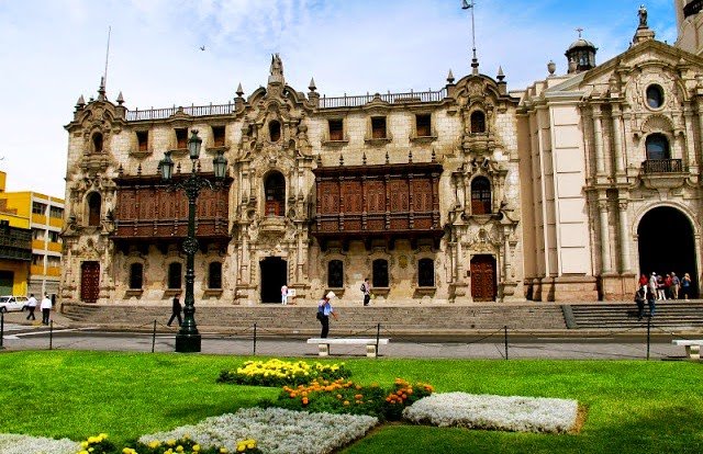 Palácio Arquiepiscopal de Lima no Peru